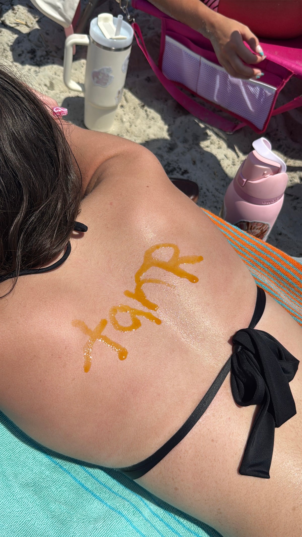 Voile d'Ambre organic SPF tanning oil